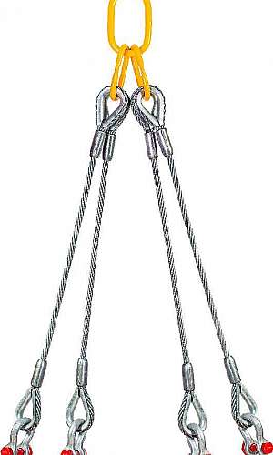 Linga de cabo de aço Linga de cabo de aço