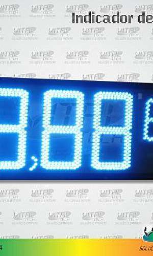 Painel indicador de preços Painel indicador de preços